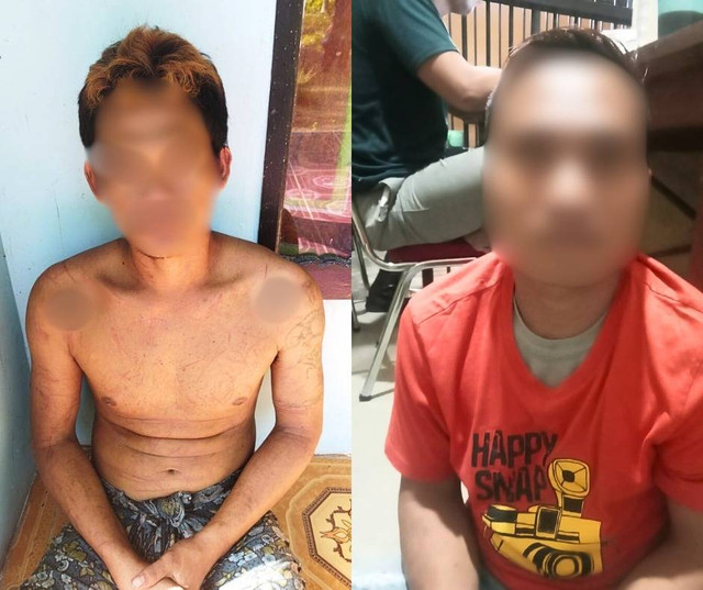 Dua pelaku pencurian sarang Burung Walet senilai Rp 54 juta diamankan Posek Batu Ampar, KKR. Foto: Dok. Humas Polres Kubu Raya