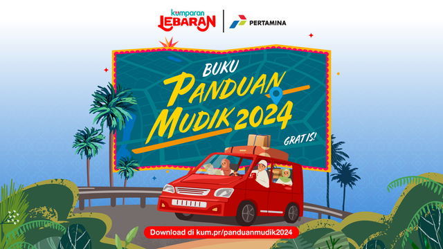Buku Panduan Mudik 2024 kumparan dan Pertamina. Dok. kumparan. 
