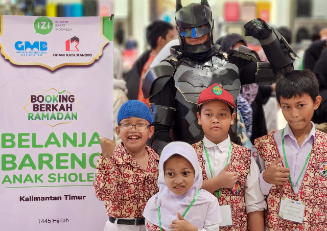 IZI dan GMB Balikpapan Berbagi Kebahagiaan Lebaran Bagi Anak Berkebutuhan Khusus