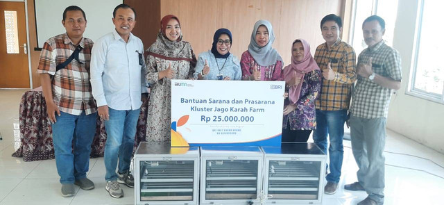 JKF terima bantuan dari program pemberdayaan BRI. Foto: Dok. BRI