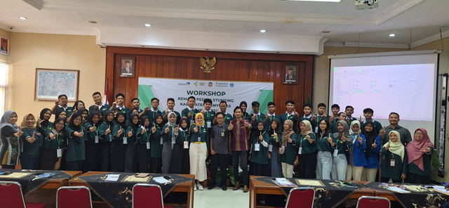 Dokumentasi di lokasi Aula Bappedalitbang Kabupaten Banyumas, Minggu (4/04/2024)