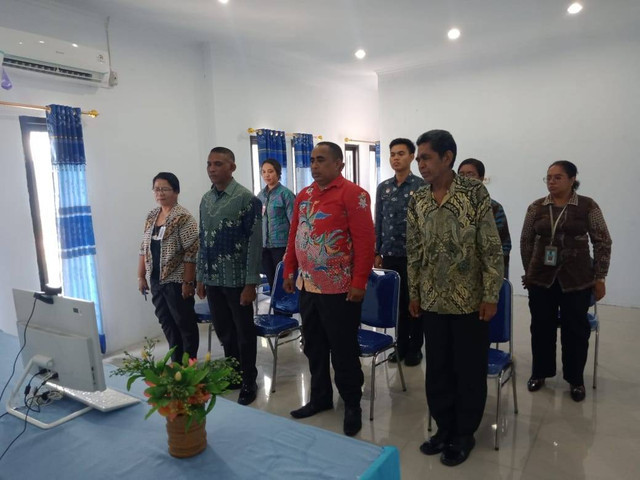 Lapas Saparua Hadir Secara Virtual Pelepasan Mudik Bersama Kemenkumham