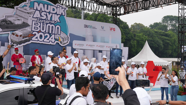 Pelepasan Mudik Bareng IFG. Dokumentasi Jamkrindo