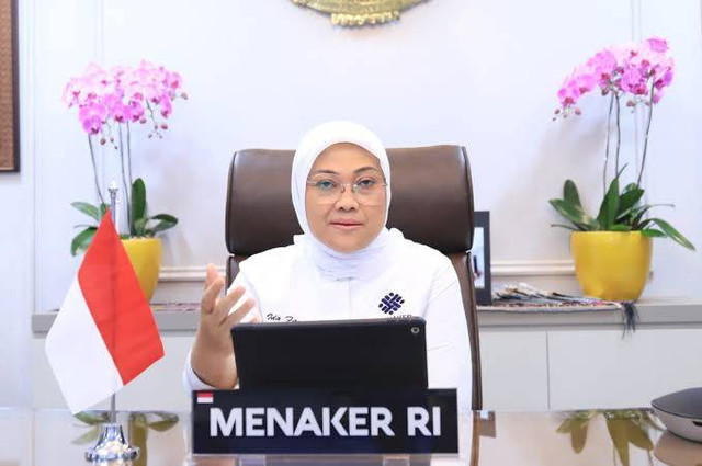 Menteri Ketenagakerjaan, Ida Fauziyah. Foto: Dok. Kemnaker