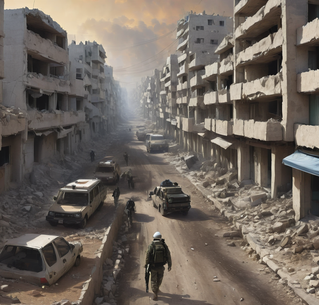 Ilustrasi foto dalam intervensi kemanusiaan (Foto: Gencraft AI)