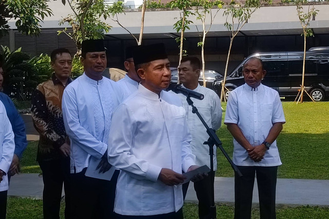 Panglima TNI Jenderal Agus Subiyanto saat dijumpai di Wisma Ahmad Yani, Menteng, Jakarta Pusat, Rabu (10/4/2024) Foto: Thomas Bosco/kumparan