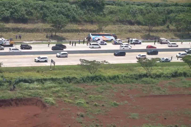 Kecelakaan bus Rosalia Indah, Kamis (11/4/2024). Foto: Dok NTMC Polri
