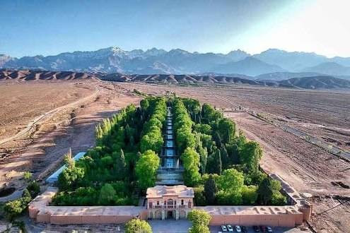 Shazdeh Garden, taman unik di tengah gurun yang ada di Iran Foto: Dok odditycentral.com