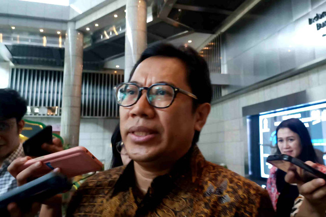 Direktur Penilaian Perusahaan Bursa Efek Indonesia (BEI), I Gede Nyoman Yetna di Gedung BEI, Selasa (16/4/2024). Foto: Ghinaa Rahmatika/kumparan