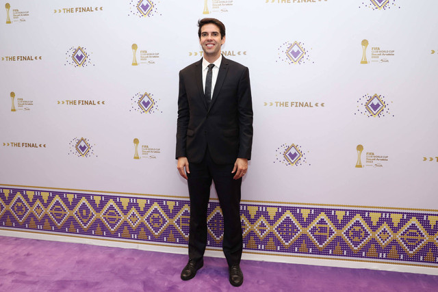 Mantan pesepak bola Kaka Foto: AFP