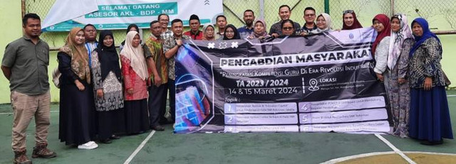 Para Dosen FASILKOM UMB dan Para Guru SMK Reformasi