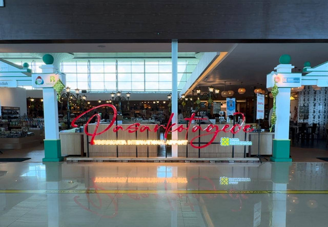 Galeri UMKM Pasar Kotagedi di bandara Yogyakarta International Airport (YIA). Foto: Arif UT/Pandangan Jogja