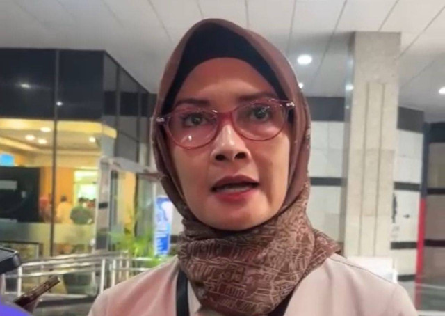 Juru Bicara Kemenhub Adita Irawati usai penutupan Posko Angkutan Lebaran Terpadu 2024 di Kantor Kementerian Perhubungan (Kemenhub) Jakarta pada Jumat (19/4). Foto: Widya Islamiati/kumparan