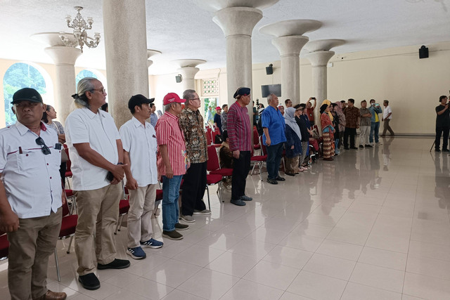 Suasana acara "Kartini Bangkit: Mengawal Putusan MK untuk Demokrasi Indonesia" di Balairung, UGM, Minggu (21/4/2024). Foto: Arfiansyah Panji Purnandaru/kumparan