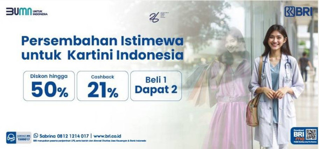 Promo spesial di Hari Kartini dari BRI. Foto: dok. BRI