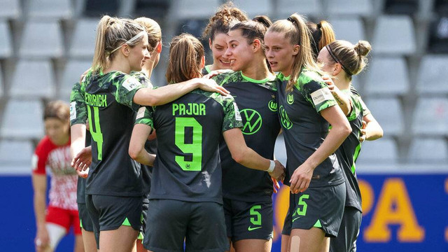 VfL Wolfsburg menang 1-4 atas MSV Duisburg di pekan lanjutan Frauen Bundesliga 2023/24. Foto: vfl-wolsburg.de