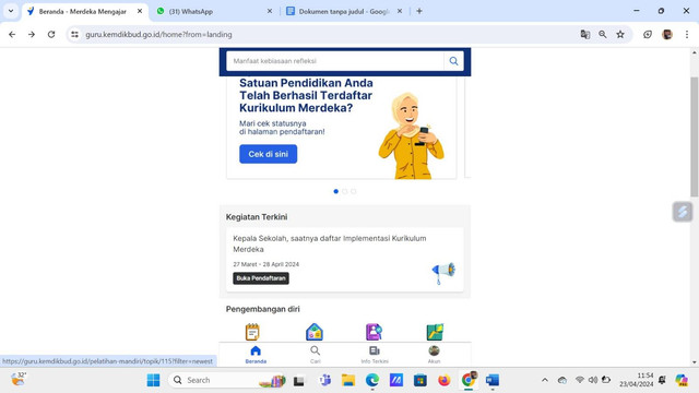Dokumen aplikasi PMM sumber dokumen pribadi
