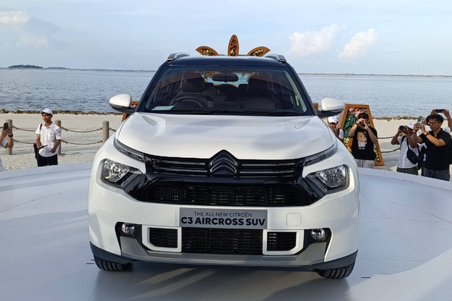 PT Indomobil National Distributor Citroen resmi meluncurkan C3 Aircross SUV di kawasan Pantai Indah Kapuk, Jakarta Utara, Selasa (23/4/2024). Foto: Fitra Andrianto/kumparan