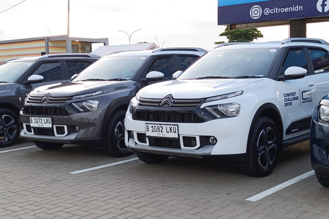 PT Indomobil National Distributor Citroen resmi meluncurkan C3 Aircross SUV di kawasan Pantai Indah Kapuk, Jakarta Utara, Selasa (23/4/2024). Foto: Fitra Andrianto/kumparan