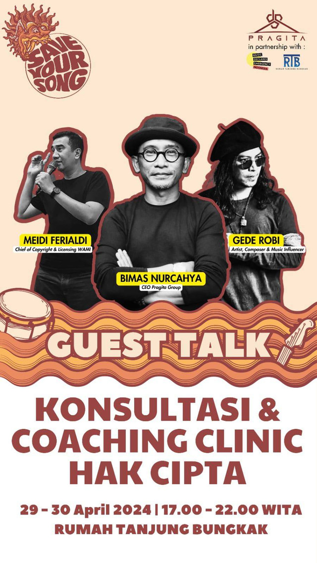 Gerakan Save Your Song Bakal Diinisiasi Mulai dari Bali