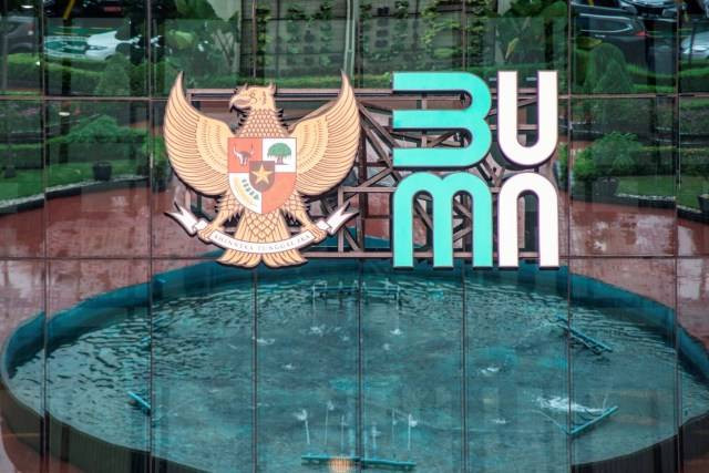 Ilustrasi BUMN. Foto: Aprilio Akbar/ANTARA FOTO.