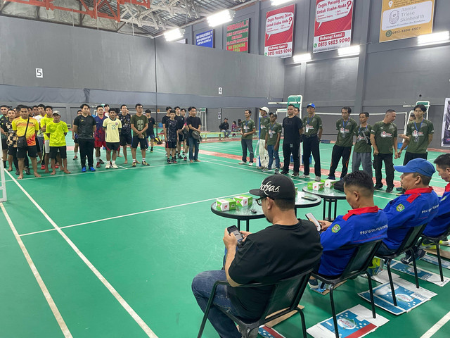 DBA Badminton Open Tournamen 2024 series 1 digelar. Foto: M. Zain/Hi!Pontianak