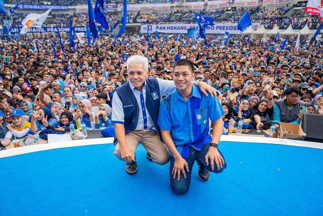 Rasyid Rajasa bersama ayahya Hatta Rajasa, Foto : Instagram @Rasyid Rajasa
