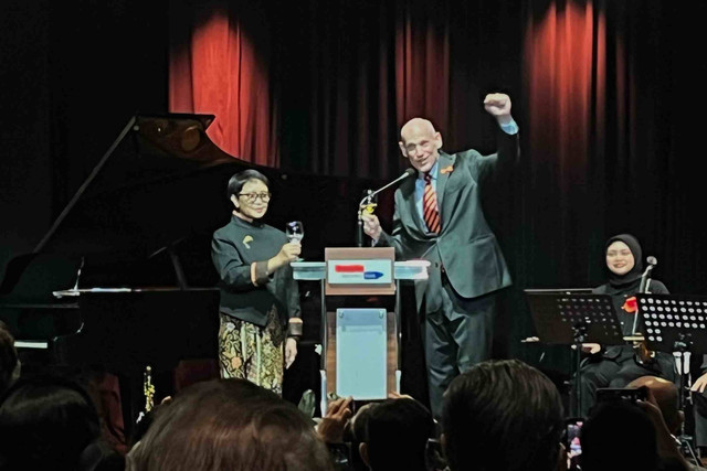 Perayaan Hari Raja Belanda di Kedubes Belanda Jakarta, Kamis (25/4/2024) Foto: Tiara Hasna/kumparan