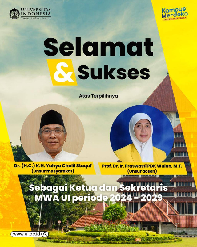 Majelis Wali Amanat Universitas Indonesia  Foto: Universitas Indonesia