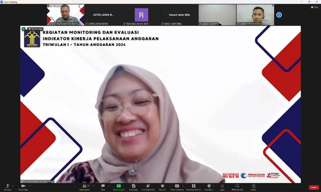 Rupbasan Mojokerto Partisipasi Bimtek Pelaporan Target dan Capaian Output TA 2024