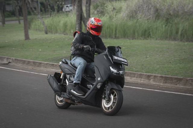 Mencoba all new Yamaha NMax 2020. Foto: Bangkit Jaya Putra/kumparan
