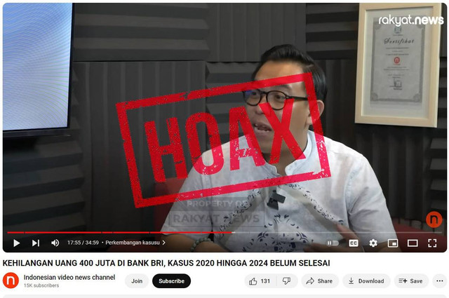 BRI bagikan fakta terkait isu hilangnya uang nasabah. Foto: Dok. BRI
