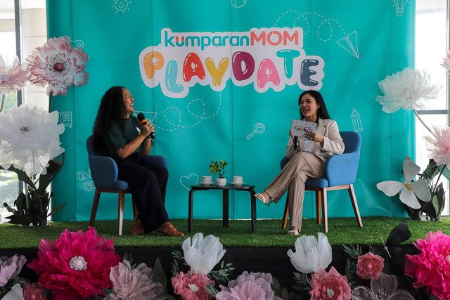 Keseruan kumparanMOM Playdate April 2024 di The Park Pejaten, Jakarta Selatan, Sabtu (27/4/2024). Foto: Jamal Ramadhan/kumparan