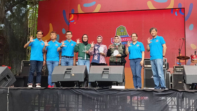 Suasana acara Daihatsu Kumpul Sahabat Bekasi di Harapan Indah, Bekasi, Minggu (28/4). Foto: Fitra Andrianto/kumparan