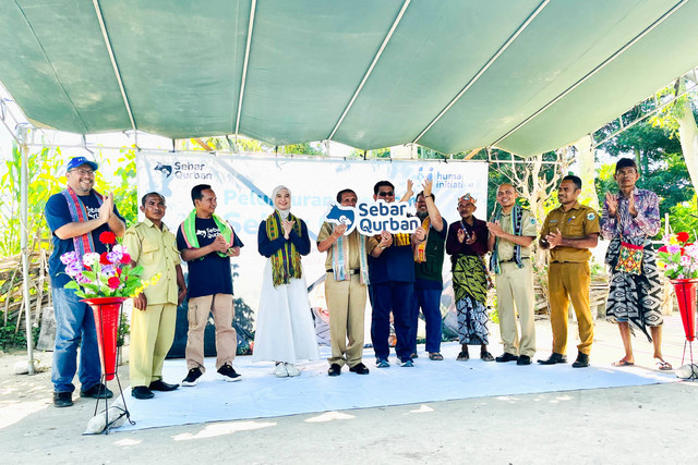 Peluncuran program Human Initiative 'Sebar Qurban 2024' di Desa Waebelo, Nusa Tenggara Timur Foto: Nabilla Fatiara/kumparan
