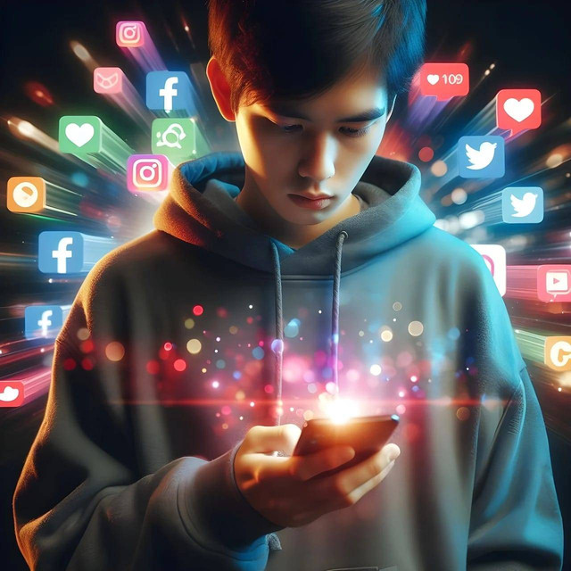 penggunaan bahasa gaul pada remaja milenial di media sosial (sumber: https://pixabay.com/id/)
