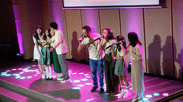 Konferensi Pers Karya Musikal Keluarga Cemara di Galeri Indonesia Kaya, Jakarta, Selasa (30/4/2024). Foto: Aprilandika Pratama/kumparan