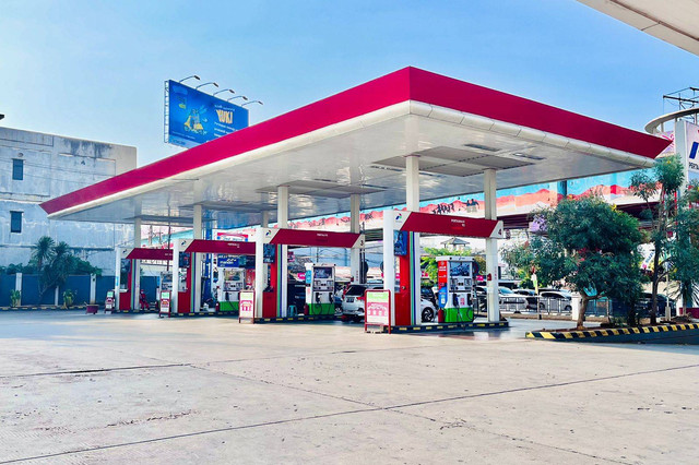 SPBU Pertamina di Lampung | Foto: Roza Hariqo / Lampung Geh