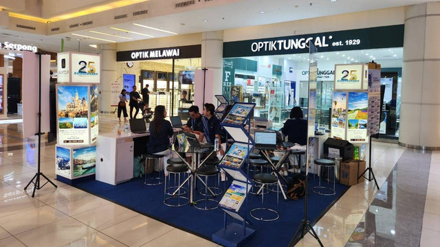 AviaTour gelar travel fair bertajuk "AVIA Travel Fair", di Summarecon Mall Serpong. Foto: Dok. AviaTour