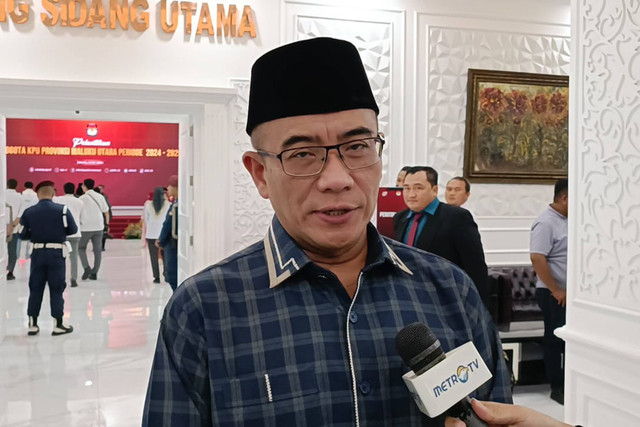 Ketua KPU RI, Hasyim Asyari saat ditemui wartawan di Gedung KPU RI, Menteng, Jakarta Pusat, Senin (6/5/2024). Foto: Fadlan Nuril Fahmi/kumparan