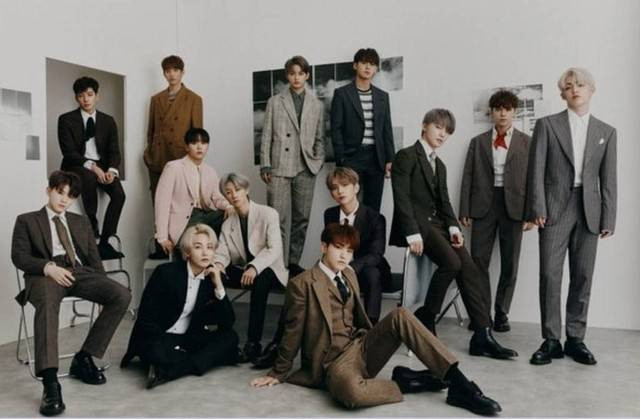  Ilustrasi makna lagu Maestro. Foto: Twitter/pledis_17. 