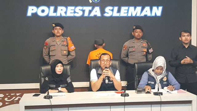 Polisi menangkap AN (18) seorang pria di Sleman yang menyetubuhi remaja 17 tahun. Foto: Dok. Istimewa