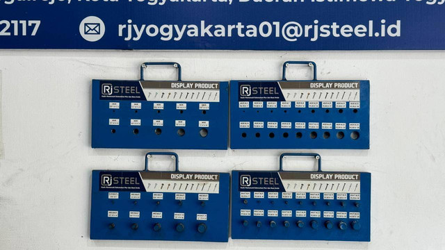 Mur dan baut di RJ Steel Jogja. Foto: Rochmad NH/Pandangan Jogja