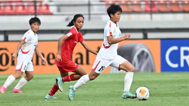 Indonesia vs DPR Korea AFC U17 Wanita Foto: Dok AFC