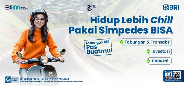 Simpedes BISA merupakan tabungan dari BRI yang direkomendasikan untuk kamu yang ingin menabung sekaligus investasi. 