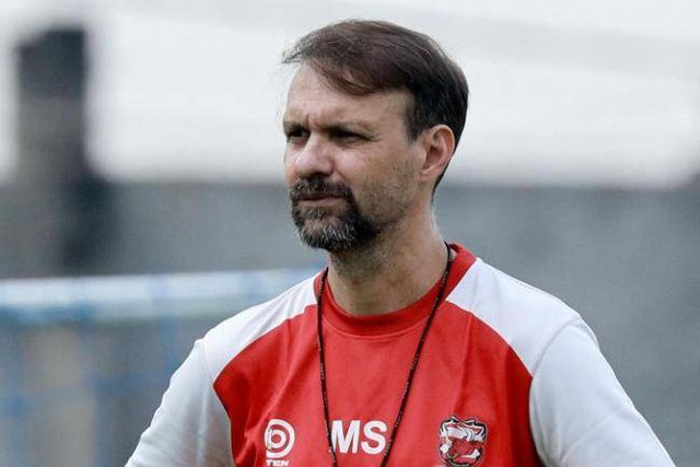 Pelatih Madura United, Mauricio Souza, Foto: Dok. Instagram @maduraunited.fc