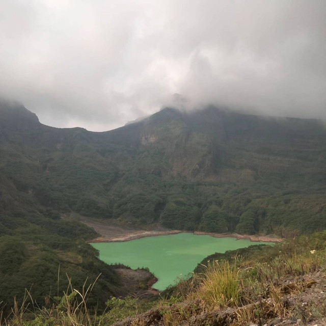Destinasi Wisata Kawah Gunung Kelud. Cr. Dokumentasi Pribadi