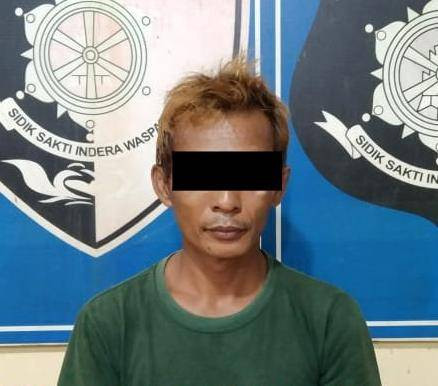 Pelaku pencuri kerbau yang berhasil diamankan. | Foto: Dok Humas Polres Lampung Tengah