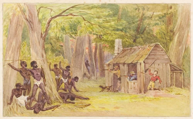 Gambaran Black war yang terjadi di Tasmania, Australia https://blue.kumparan.com/image/upload/fl_progressive,fl_lossy,c_fill,q_auto:best,w_970/v1634025439/01hy1xw78w178n4hzh2szw0x08.jpg