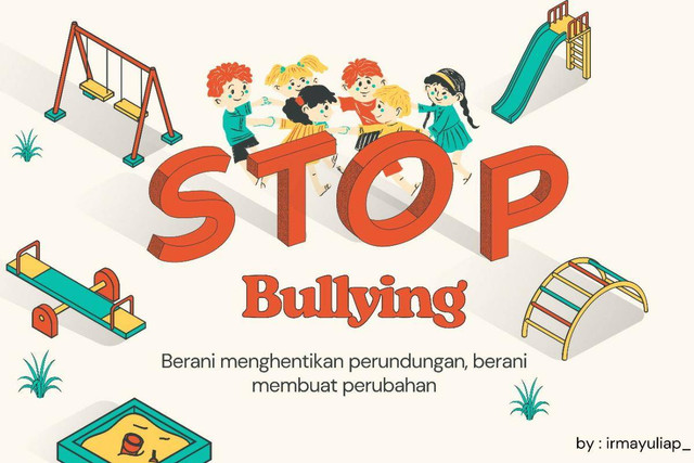 Poster Stop Bullying (Sumber : Foto Pribadi)